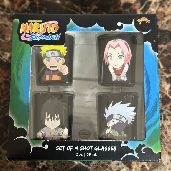 just funky Dining Naruto Shot Glasses Poshmark